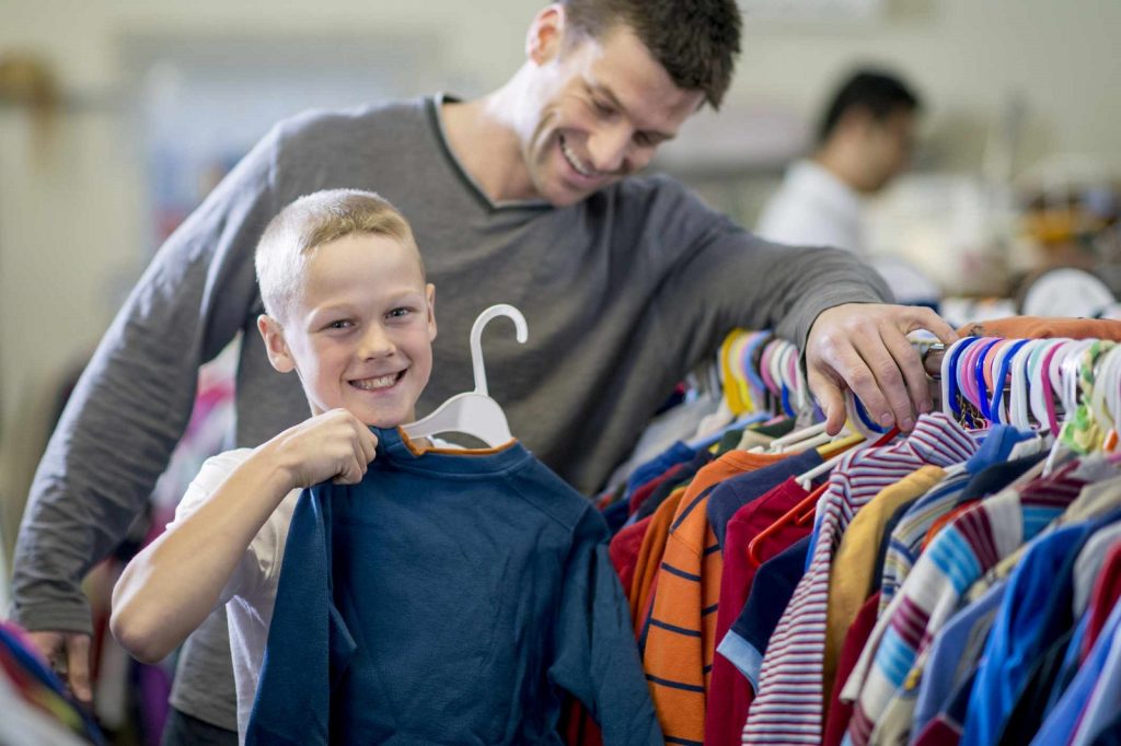 Reused items school uniforms