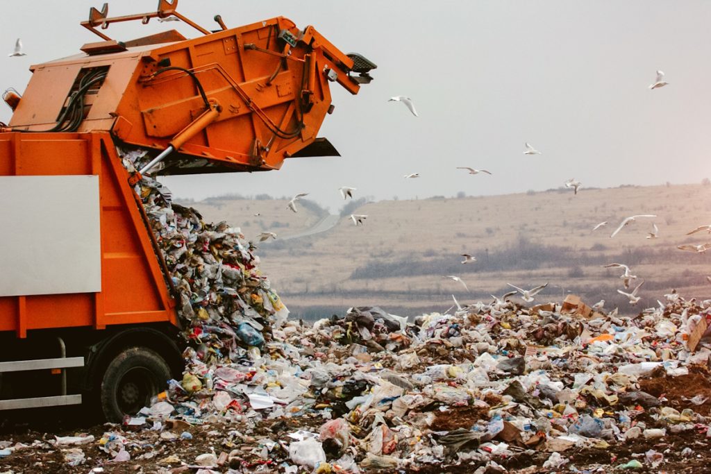 scrap metal discards landfill garbage dumping