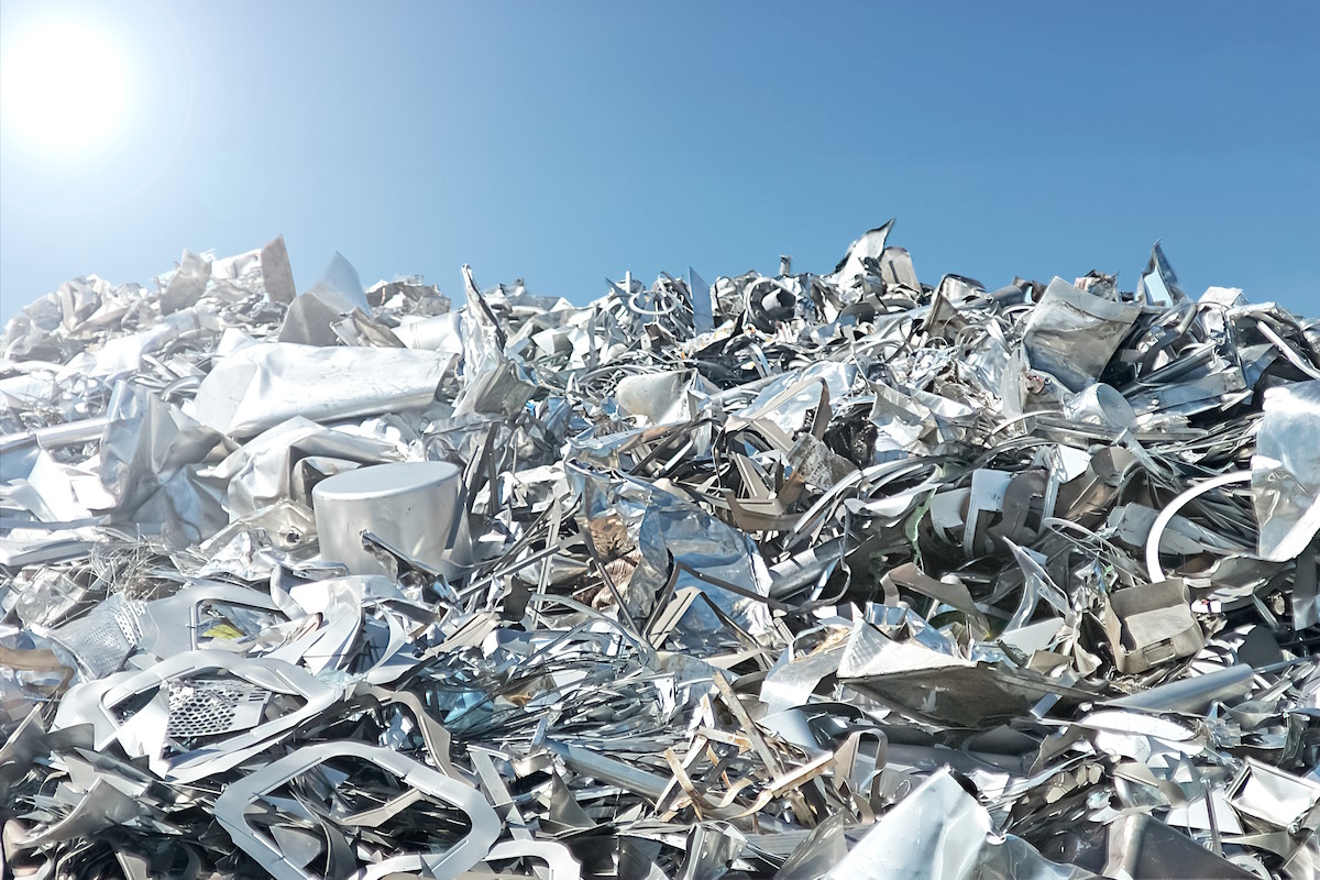 industrial metal recycling metal scrap