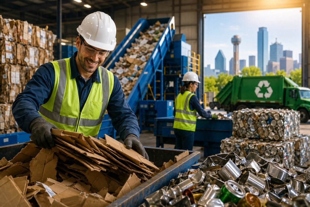 recycling industry recycling facility workers