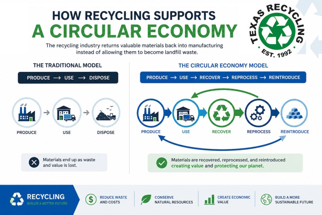 recycling industry supports circular economy ai