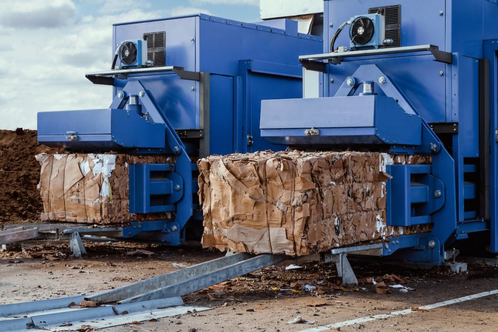 creative uses for cardboard press machine recycle cardboard